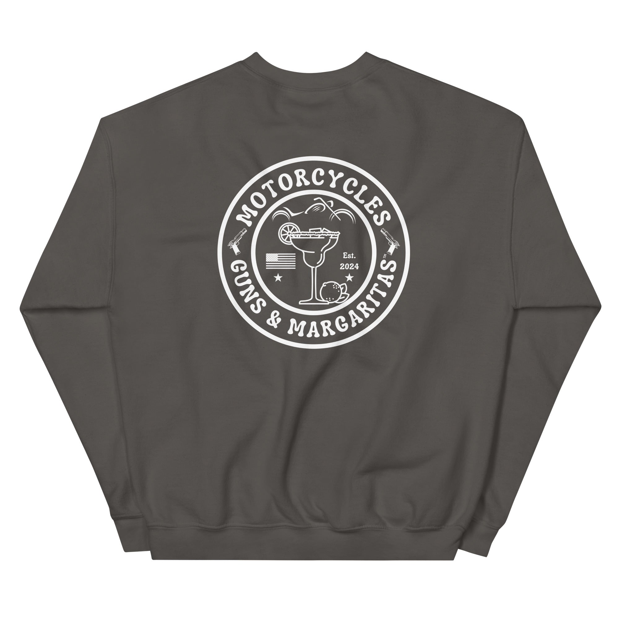 Motorcycles Guns And Margaritas Sweatshirt-MGW Clothing
