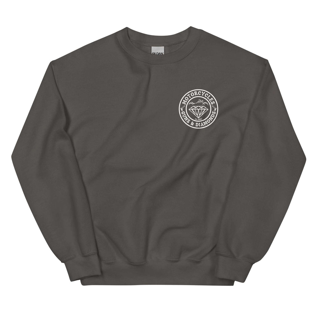 Motorcycles Guns And Diamonds Sweatshirt - MGW Clothing