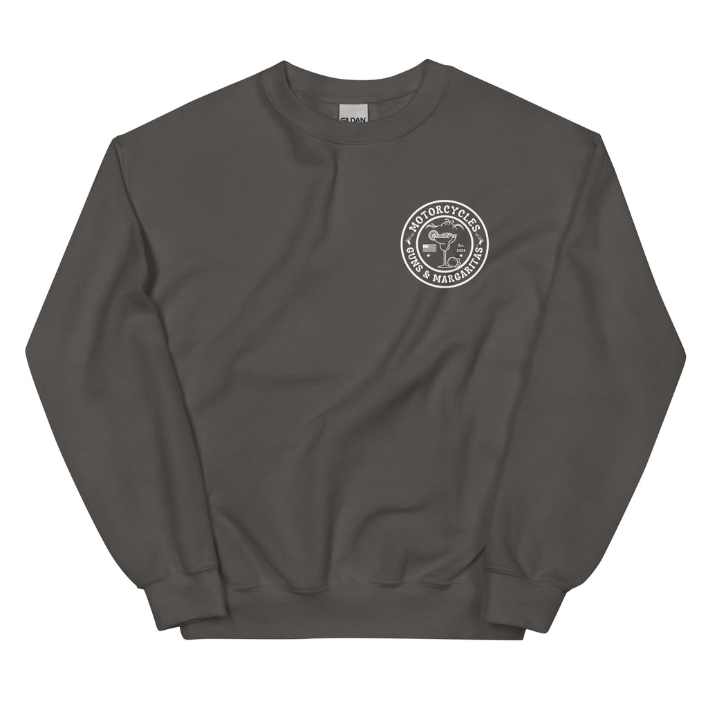 Motorcycles Guns And Margaritas Sweatshirt-MGW Clothing