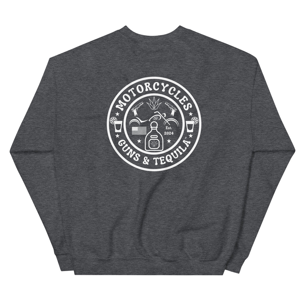 Motorcycles Guns And Tequila Sweatshirt-MGW Clothing
