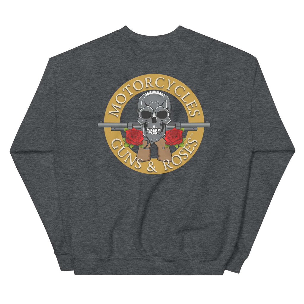 Motorcycles Guns And Roses Sweatshirt - MGW Clothing