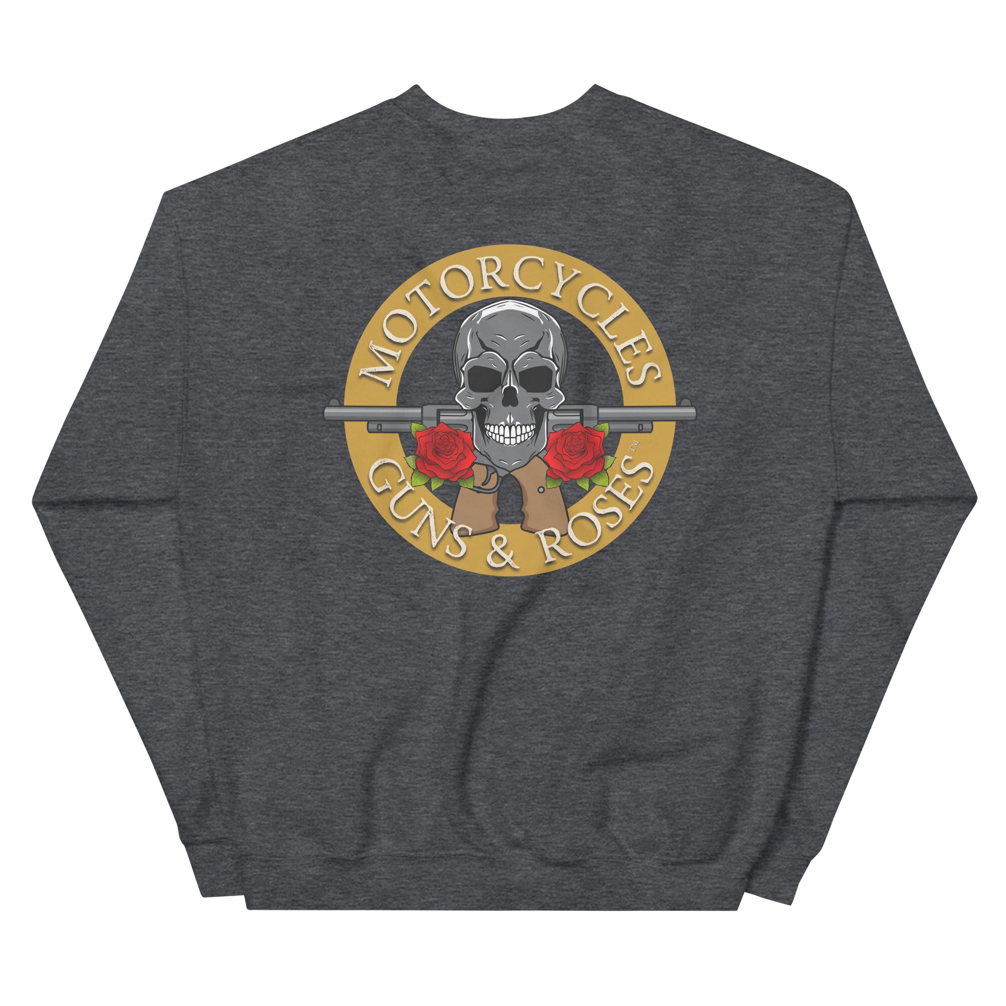 Motorcycles Guns And Roses Sweatshirt-MGW Clothing