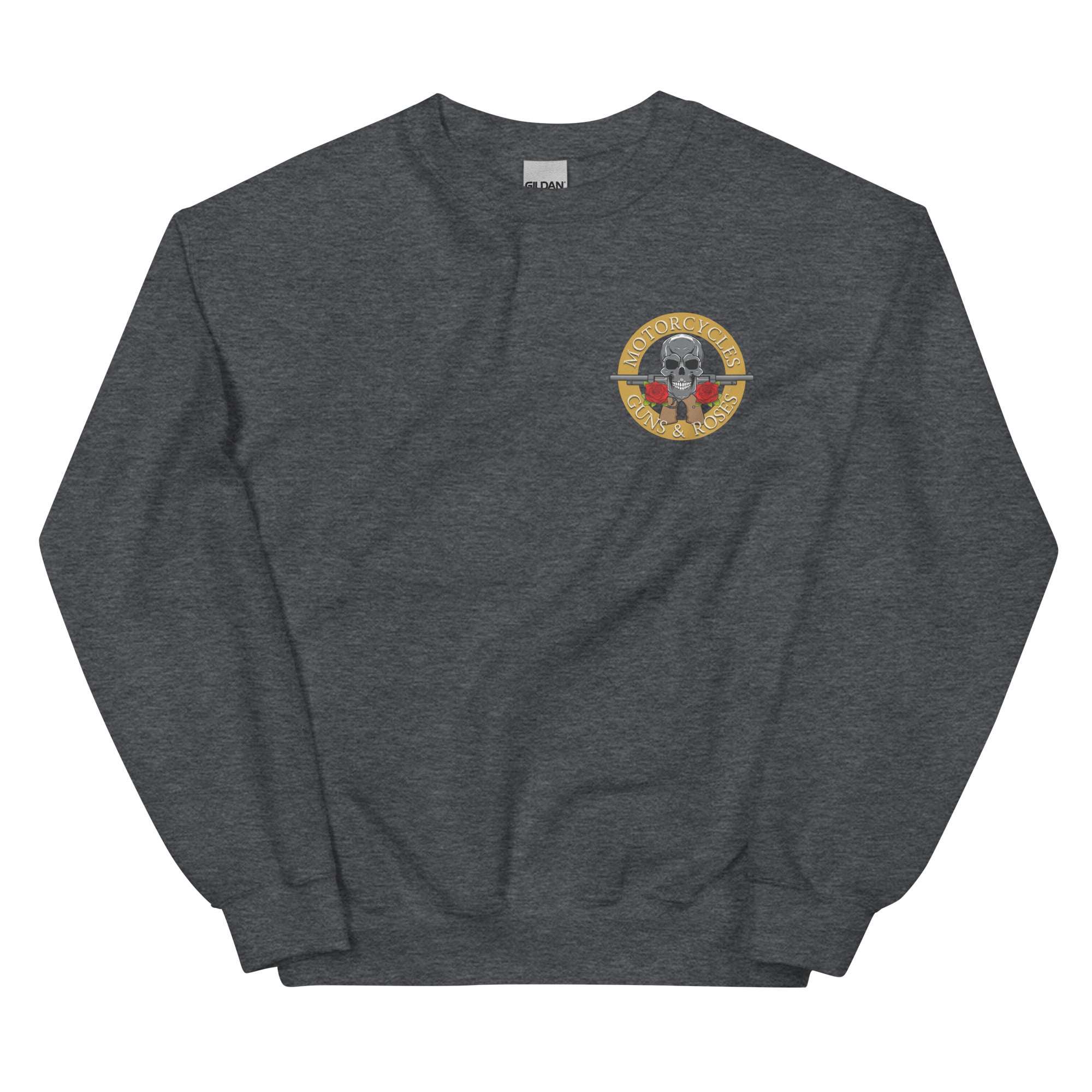 Motorcycles Guns And Roses Sweatshirt-MGW Clothing