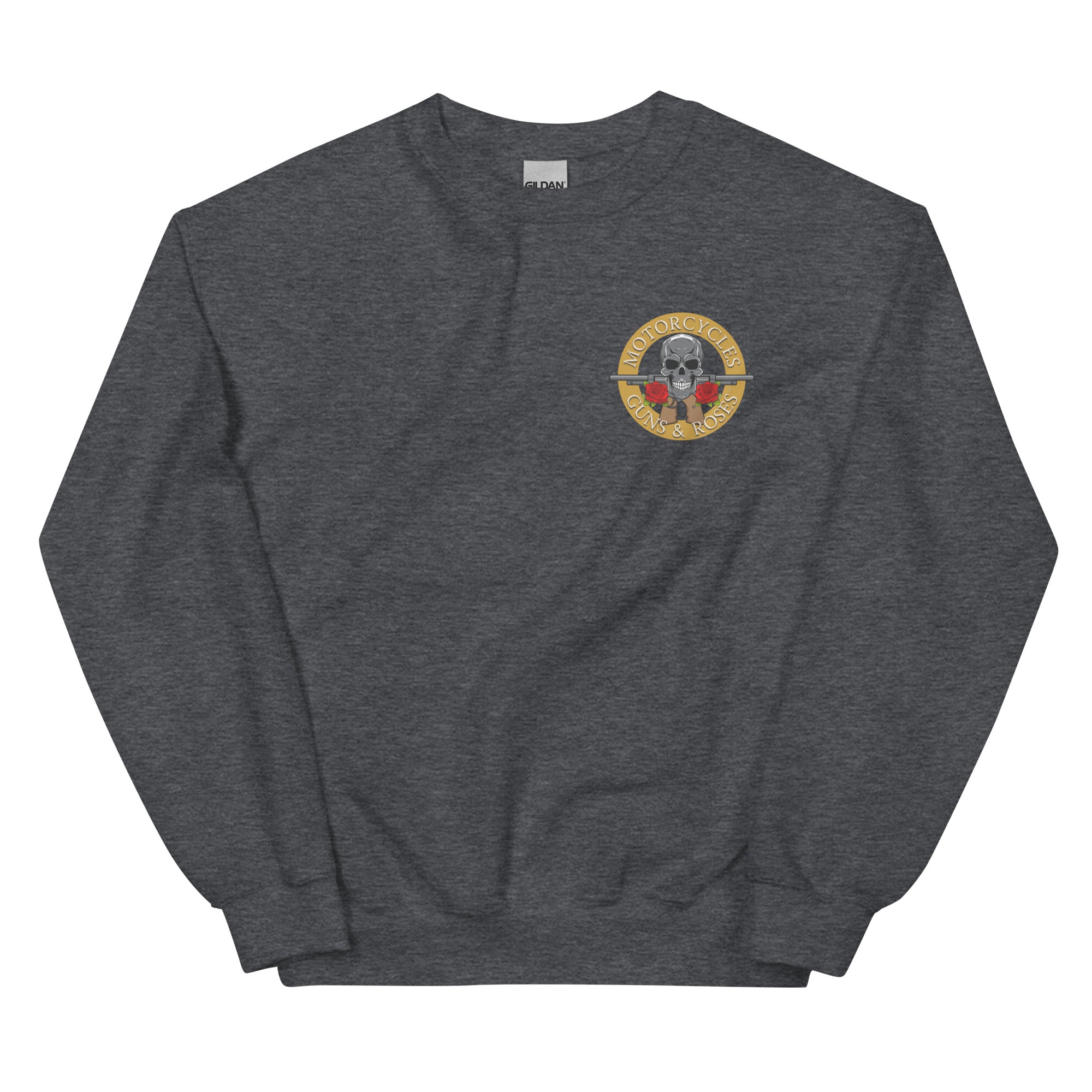Motorcycles Guns And Roses Sweatshirt-MGW Clothing