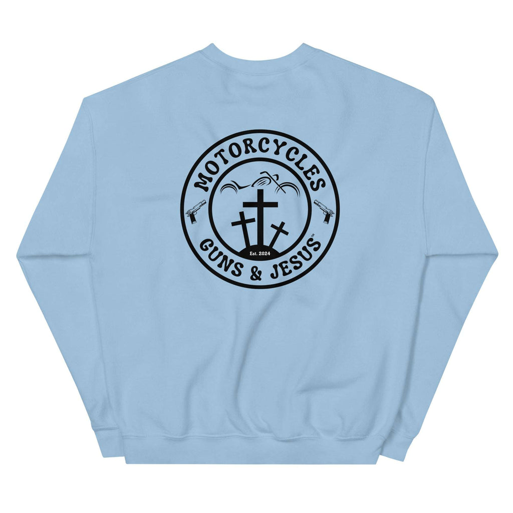 Motorcycles Guns And Jesus Sweatshirt - MGW Clothing