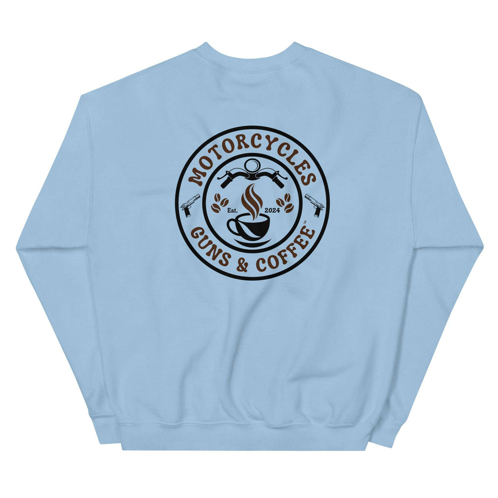 Motorcycles Guns And Coffee Sweatshirt - MGW Clothing