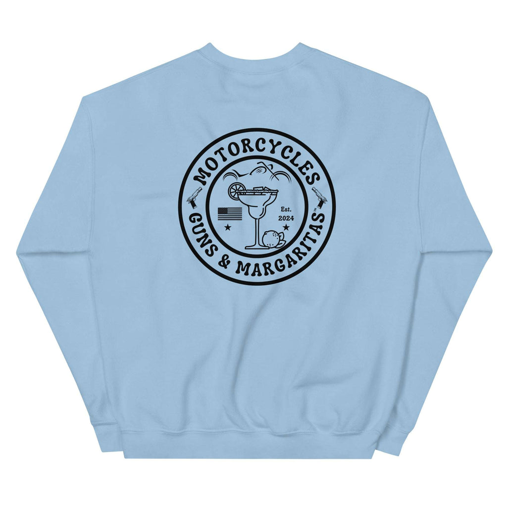 Motorcycles Guns And Margaritas Sweatshirt - MGW Clothing
