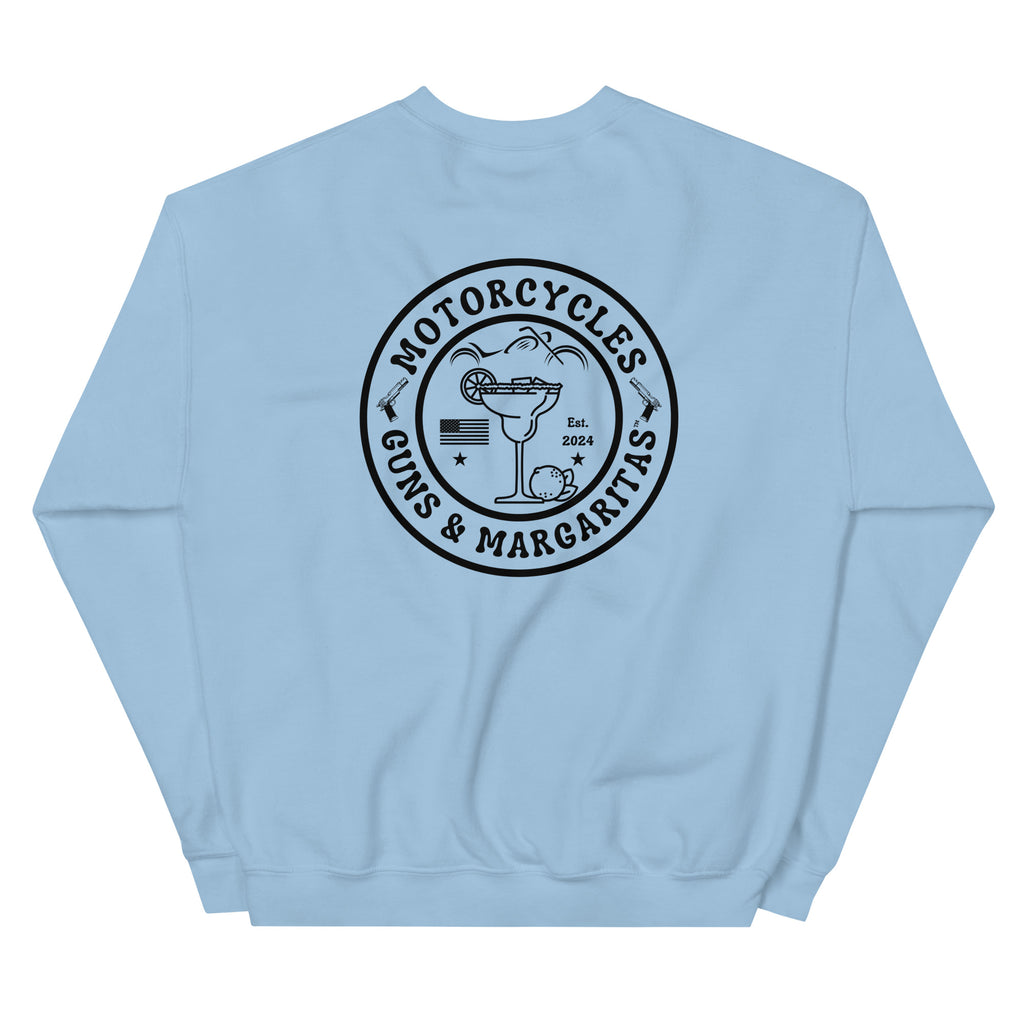 Motorcycles Guns And Margaritas Sweatshirt-MGW Clothing