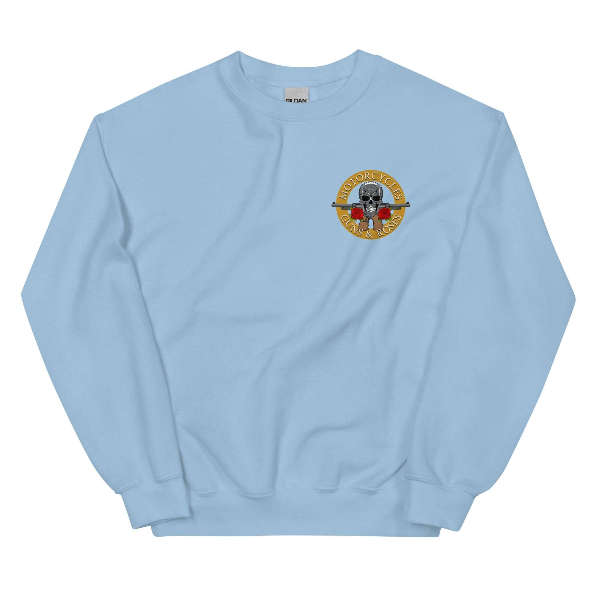 Motorcycles Guns And Roses Sweatshirt-MGW Clothing