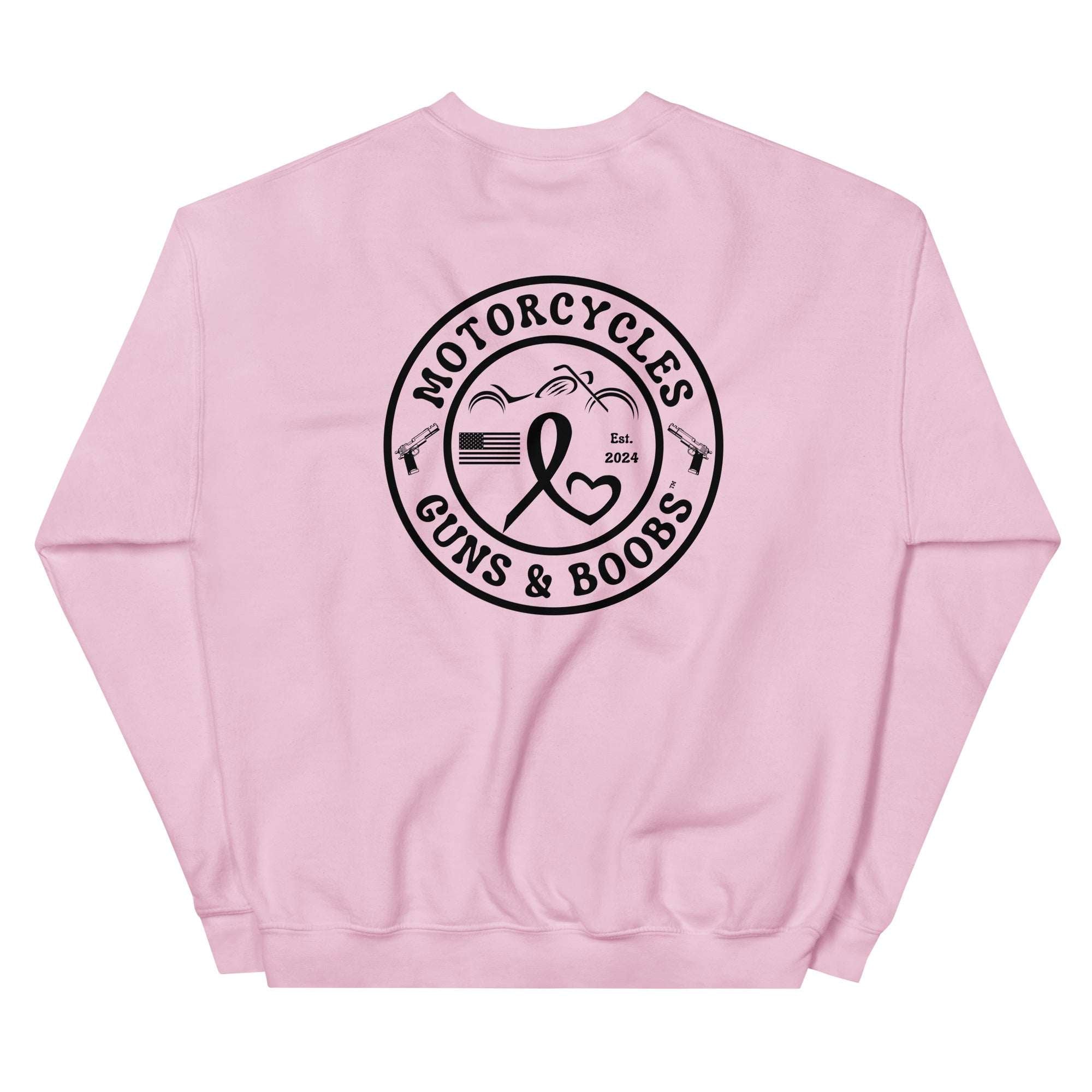 Motorcycles Guns And Boobs Sweatshirt - MGW Clothing