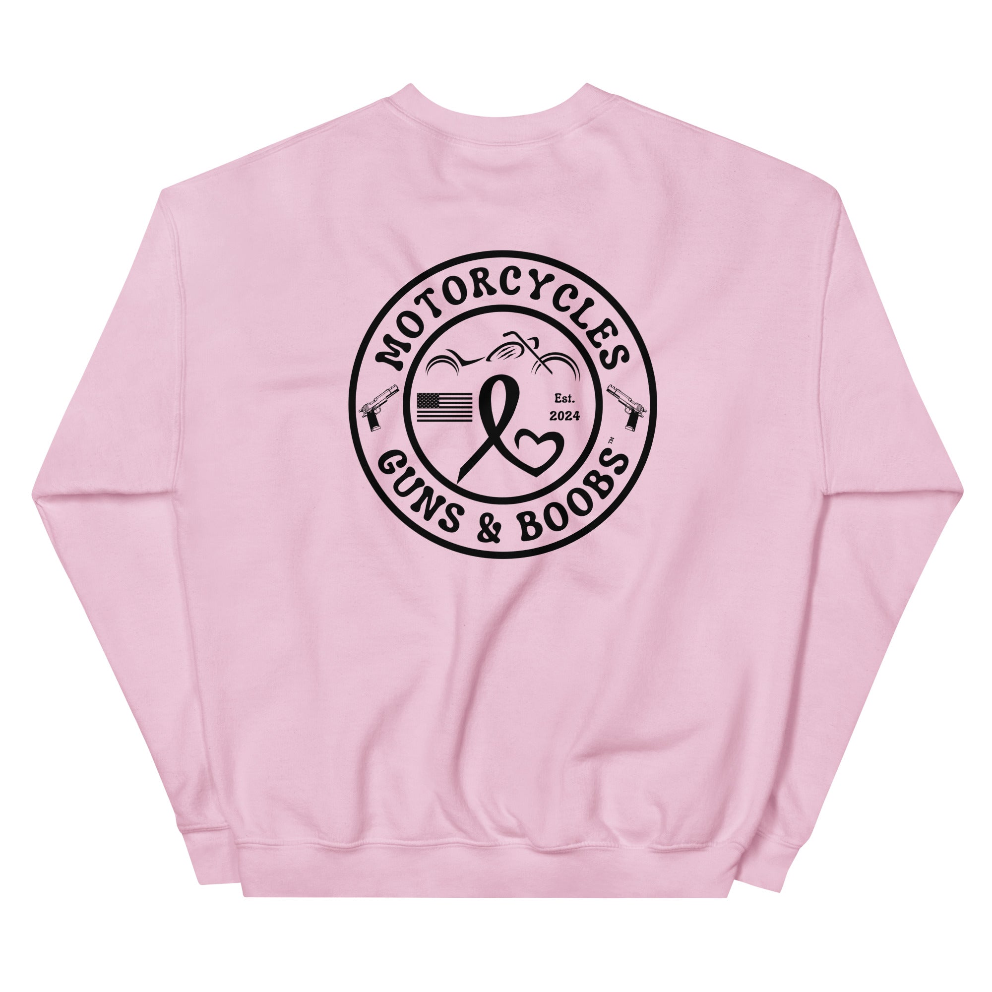 Motorcycles Guns And Boobs Sweatshirt-MGW Clothing