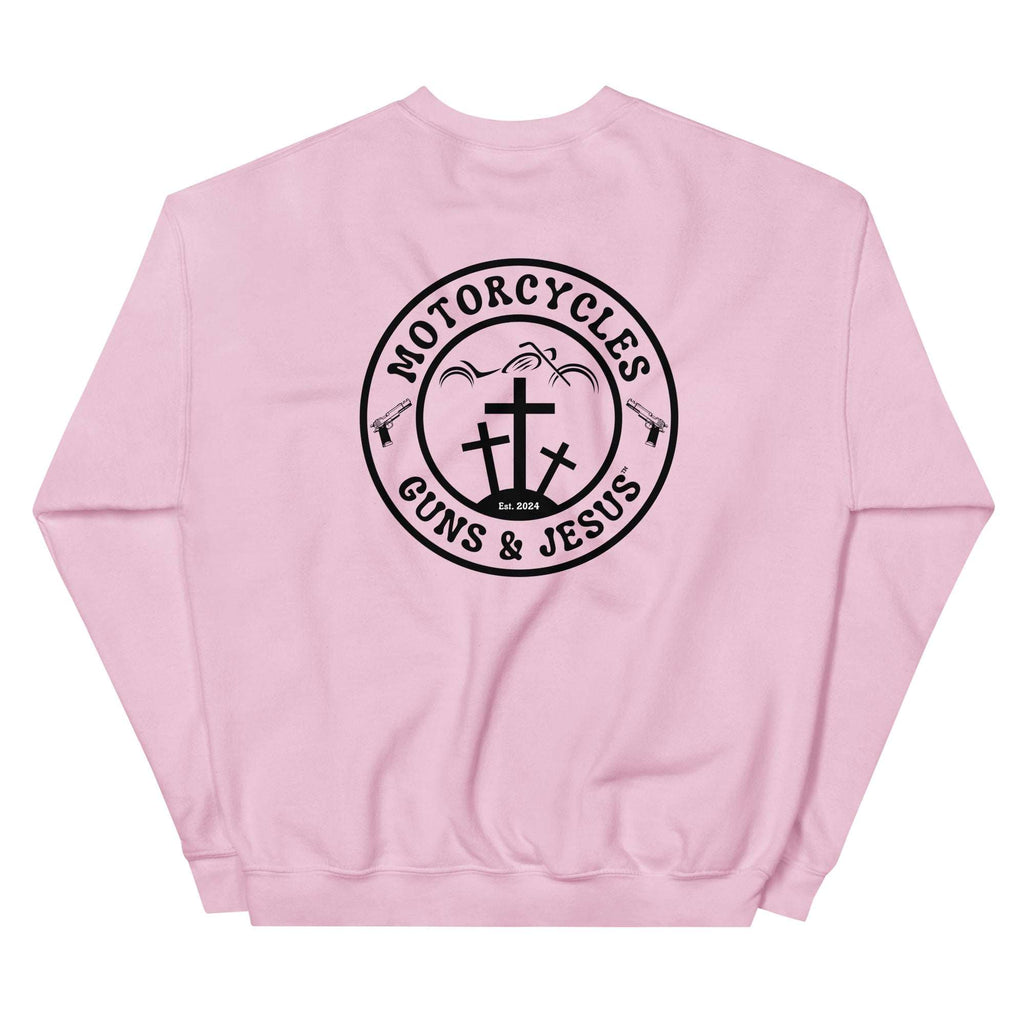 Motorcycles Guns And Jesus Sweatshirt - MGW Clothing