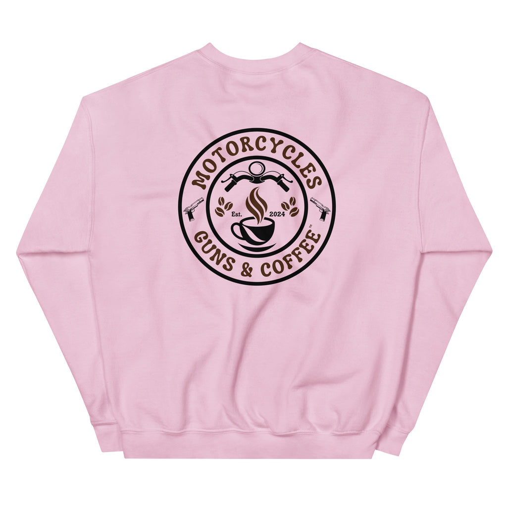 Motorcycles Guns And Coffee Sweatshirt-MGW Clothing