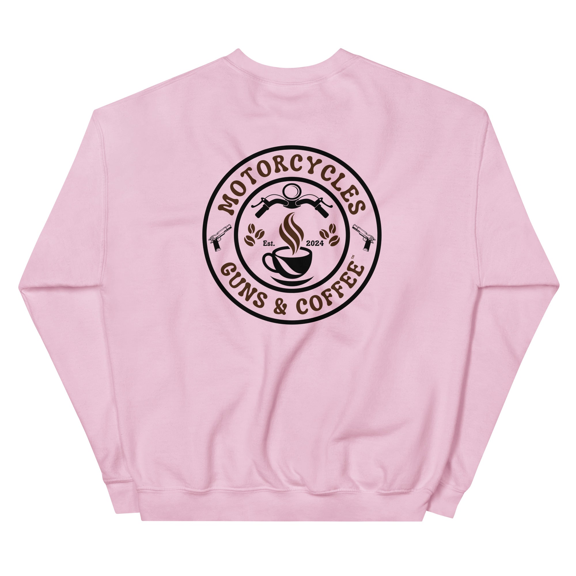 Motorcycles Guns And Coffee Sweatshirt-MGW Clothing