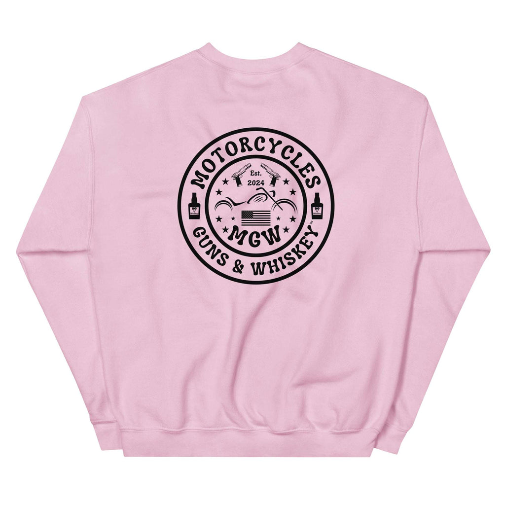 Motorcycles Guns And Whiskey Sweatshirt - MGW Clothing