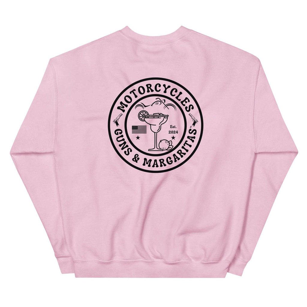 Motorcycles Guns And Margaritas Sweatshirt - MGW Clothing