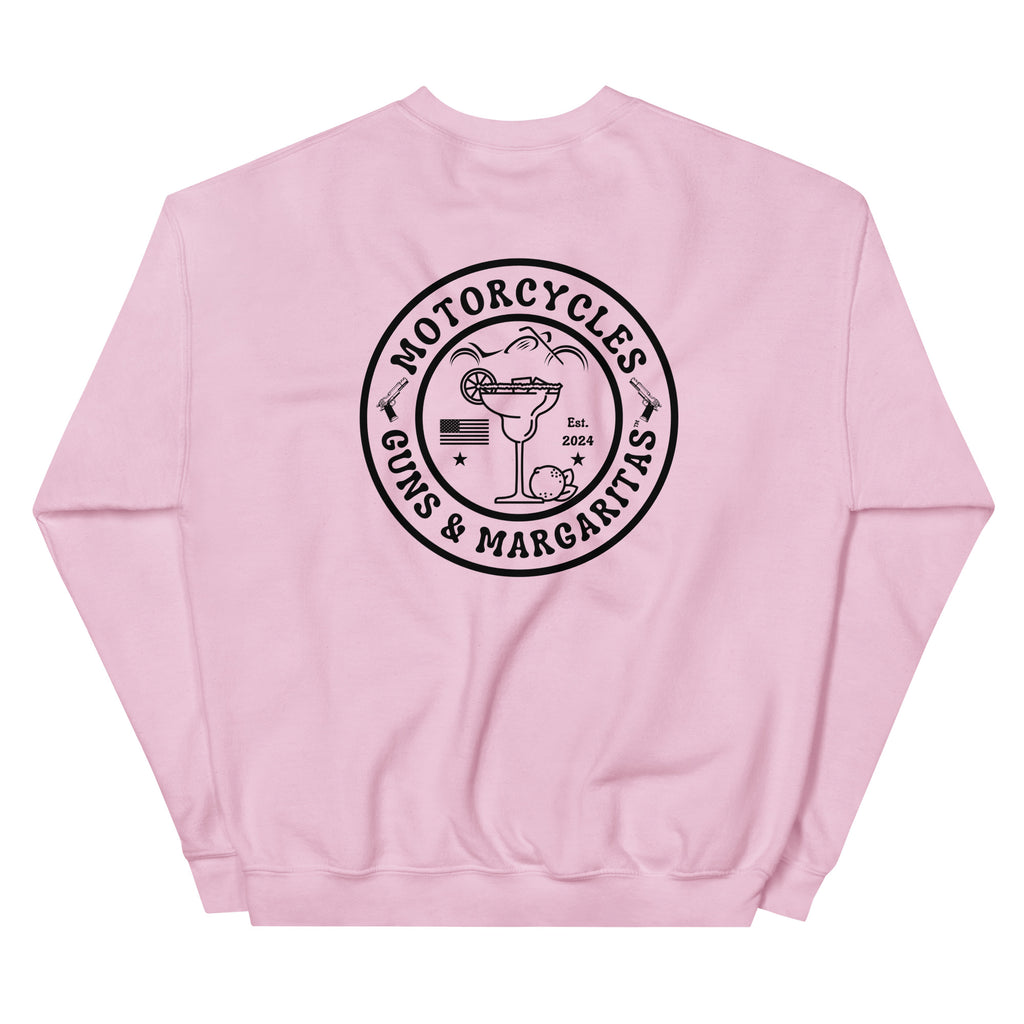 Motorcycles Guns And Margaritas Sweatshirt-MGW Clothing