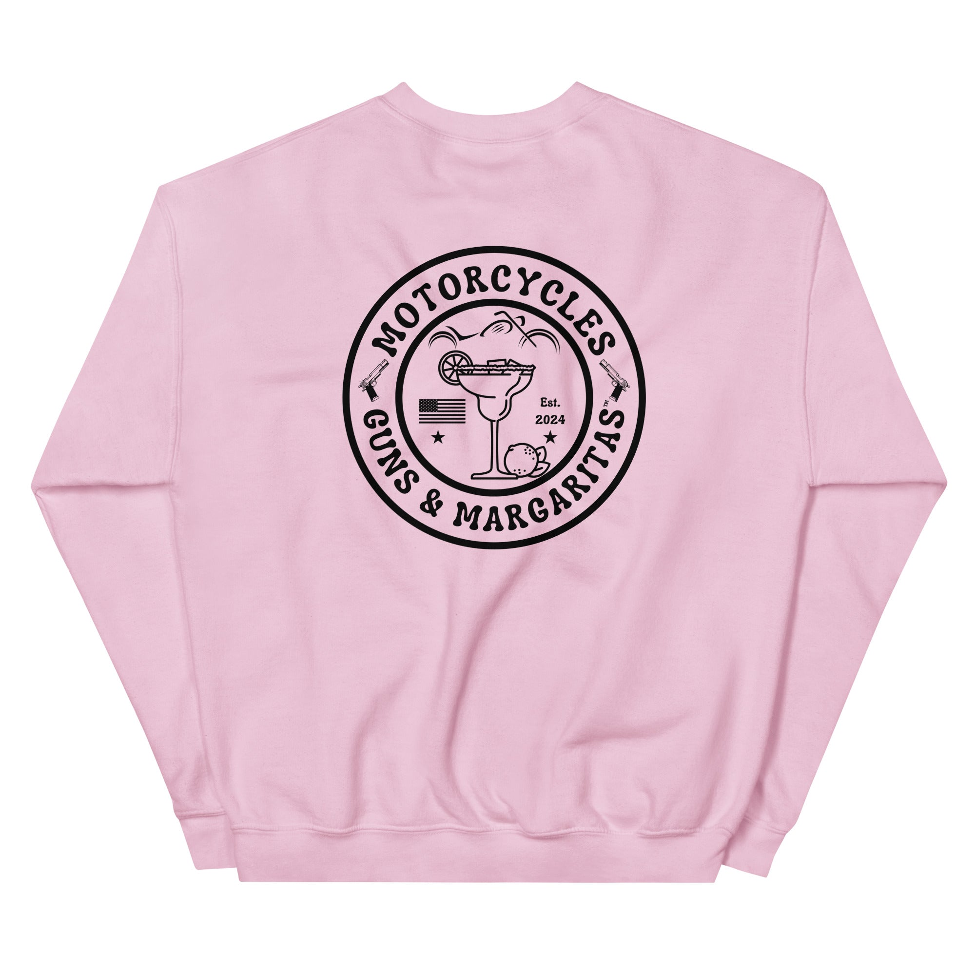 Motorcycles Guns And Margaritas Sweatshirt-MGW Clothing