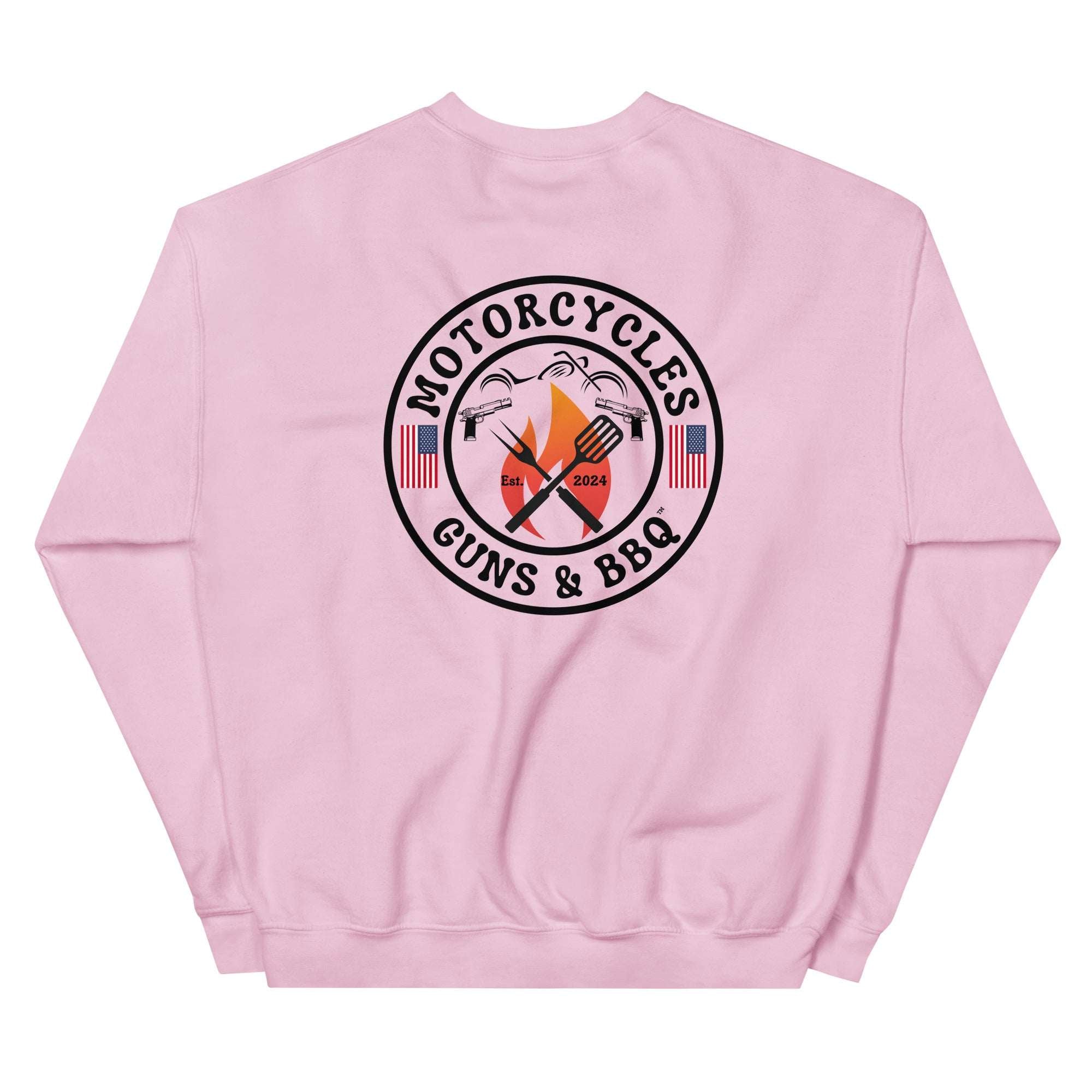 Motorcycles Guns And Bbq Sweatshirt - MGW Clothing
