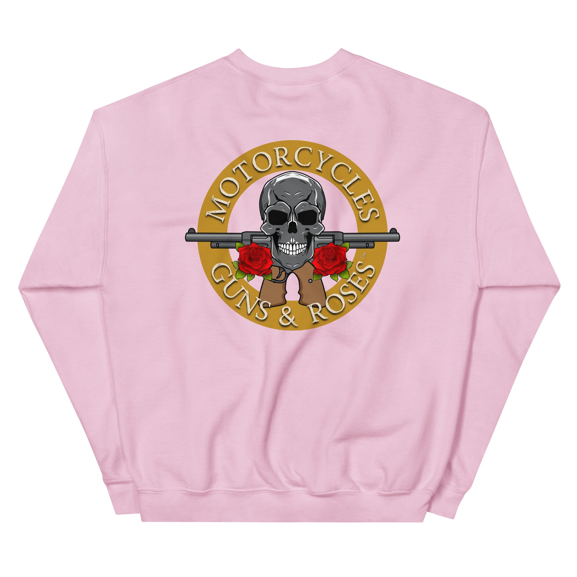 Motorcycles Guns And Roses Sweatshirt-MGW Clothing