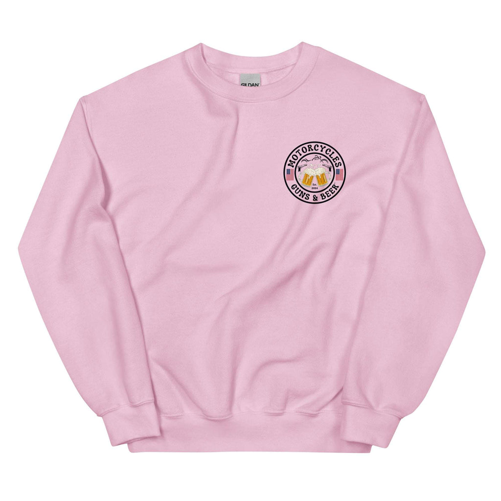 Motorcycles Guns And Beer Sweatshirt - MGW Clothing