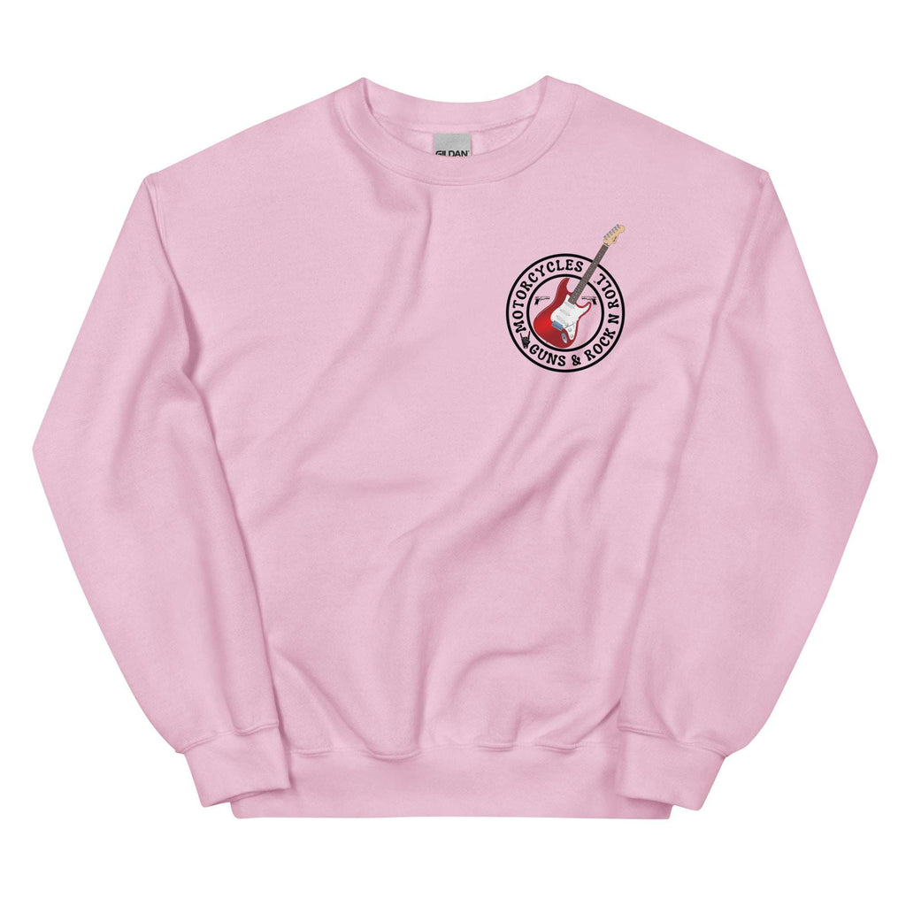 Motorcycles Guns And Rock N Roll Sweatshirt - MGW Clothing
