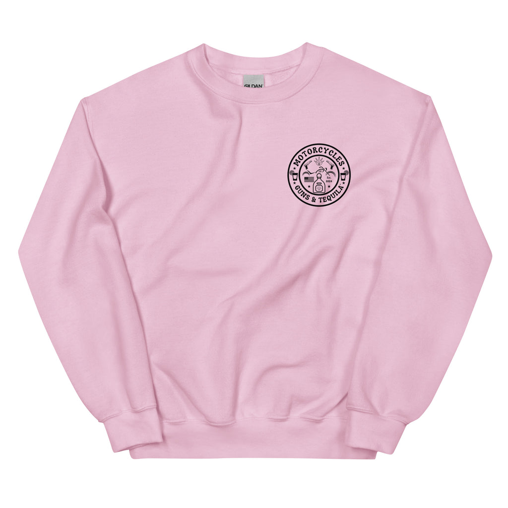 Motorcycles Guns And Tequila Sweatshirt - MGW Clothing