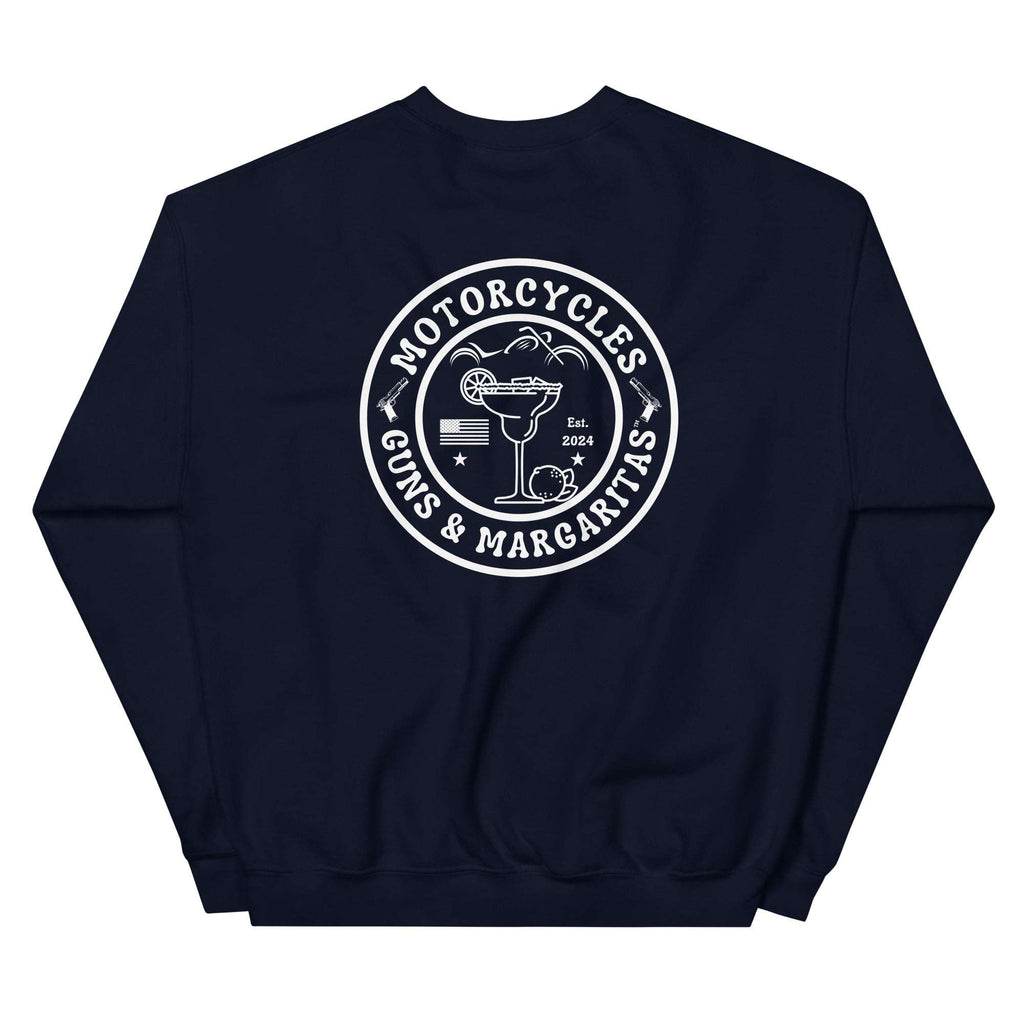 Motorcycles Guns And Margaritas Sweatshirt - MGW Clothing