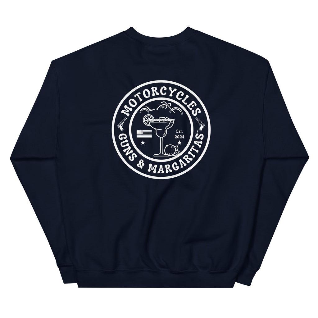 Motorcycles Guns And Margaritas Sweatshirt-MGW Clothing