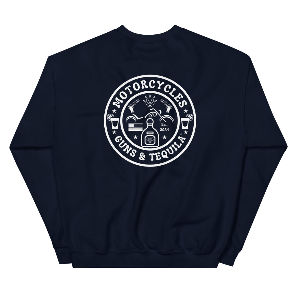 Motorcycles Guns And Tequila Sweatshirt-MGW Clothing