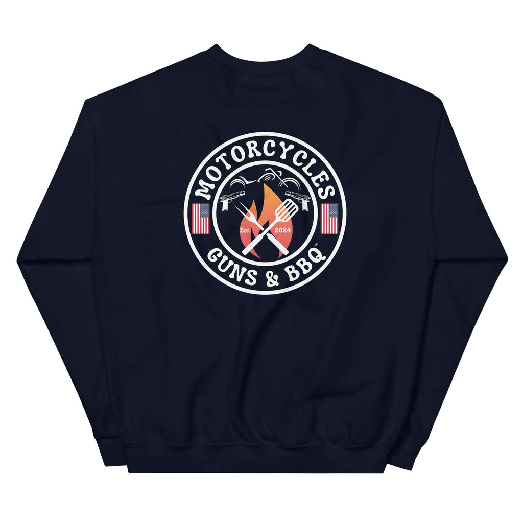 Motorcycles Guns And Bbq Sweatshirt - MGW Clothing