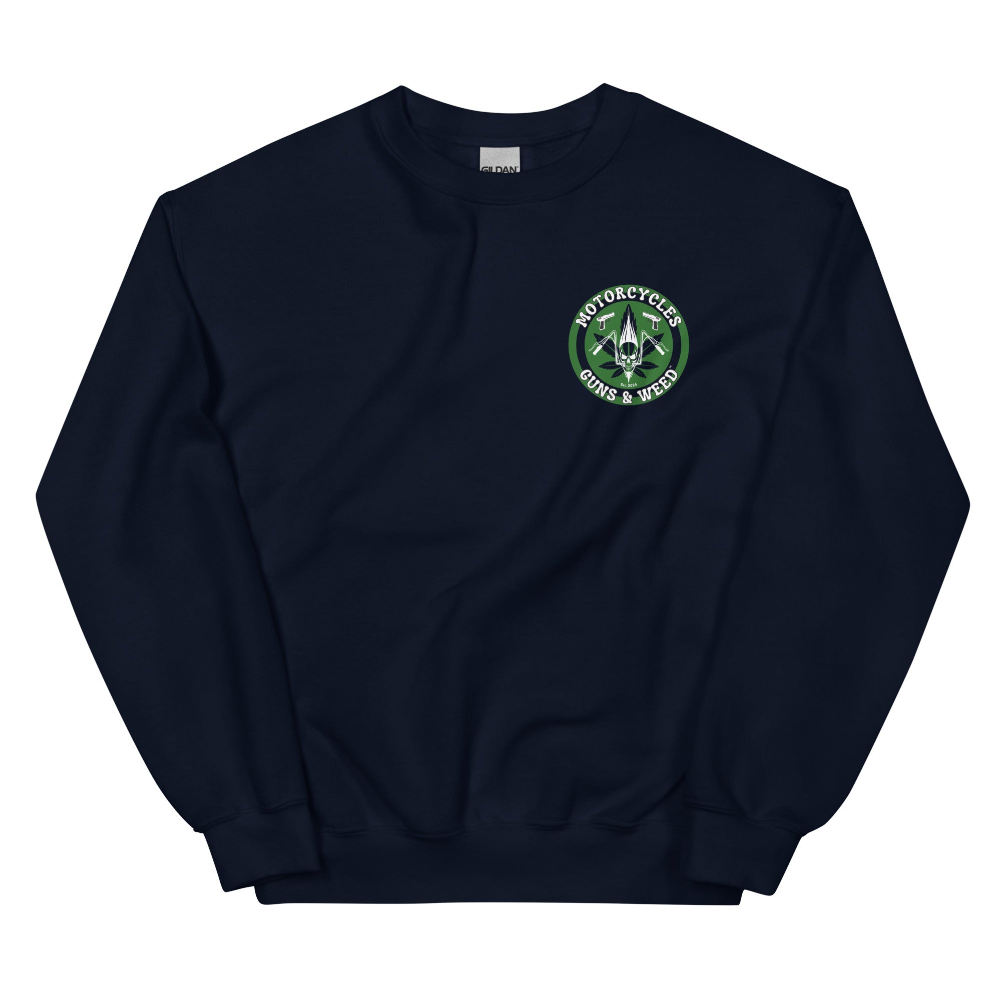 Motorcycles Guns And Weed Sweatshirt-MGW Clothing