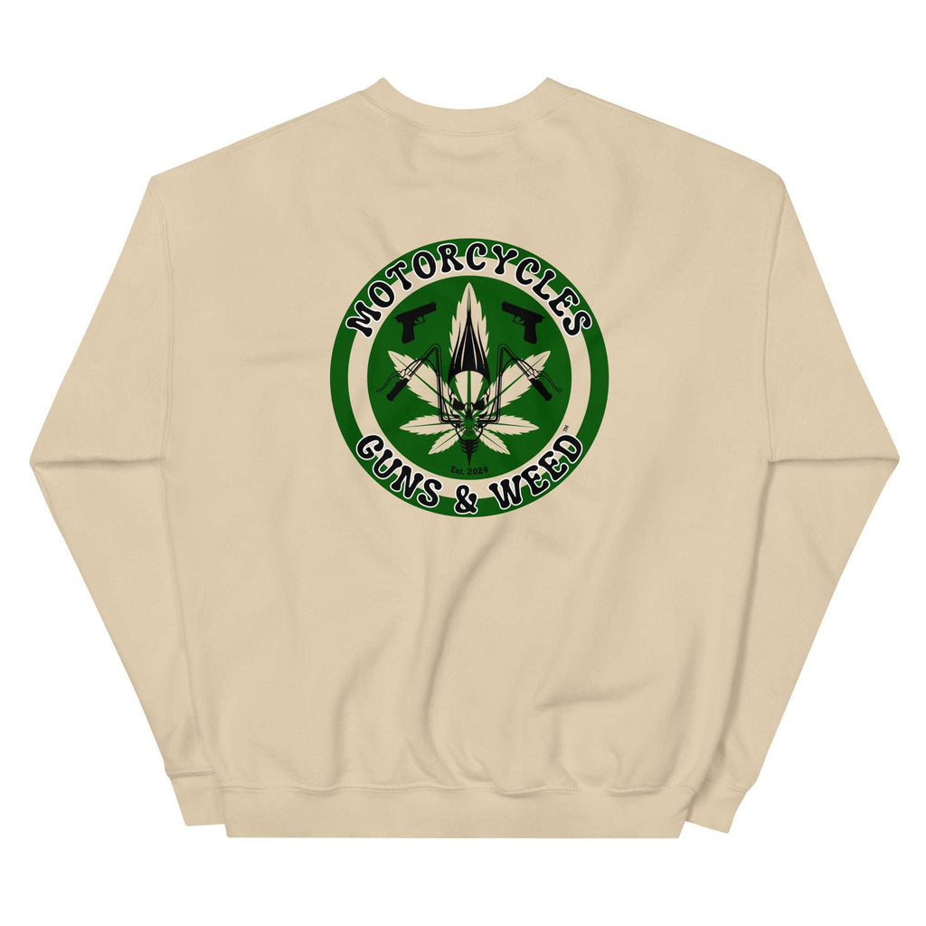 Motorcycles Guns And Weed Sweatshirt - MGW Clothing