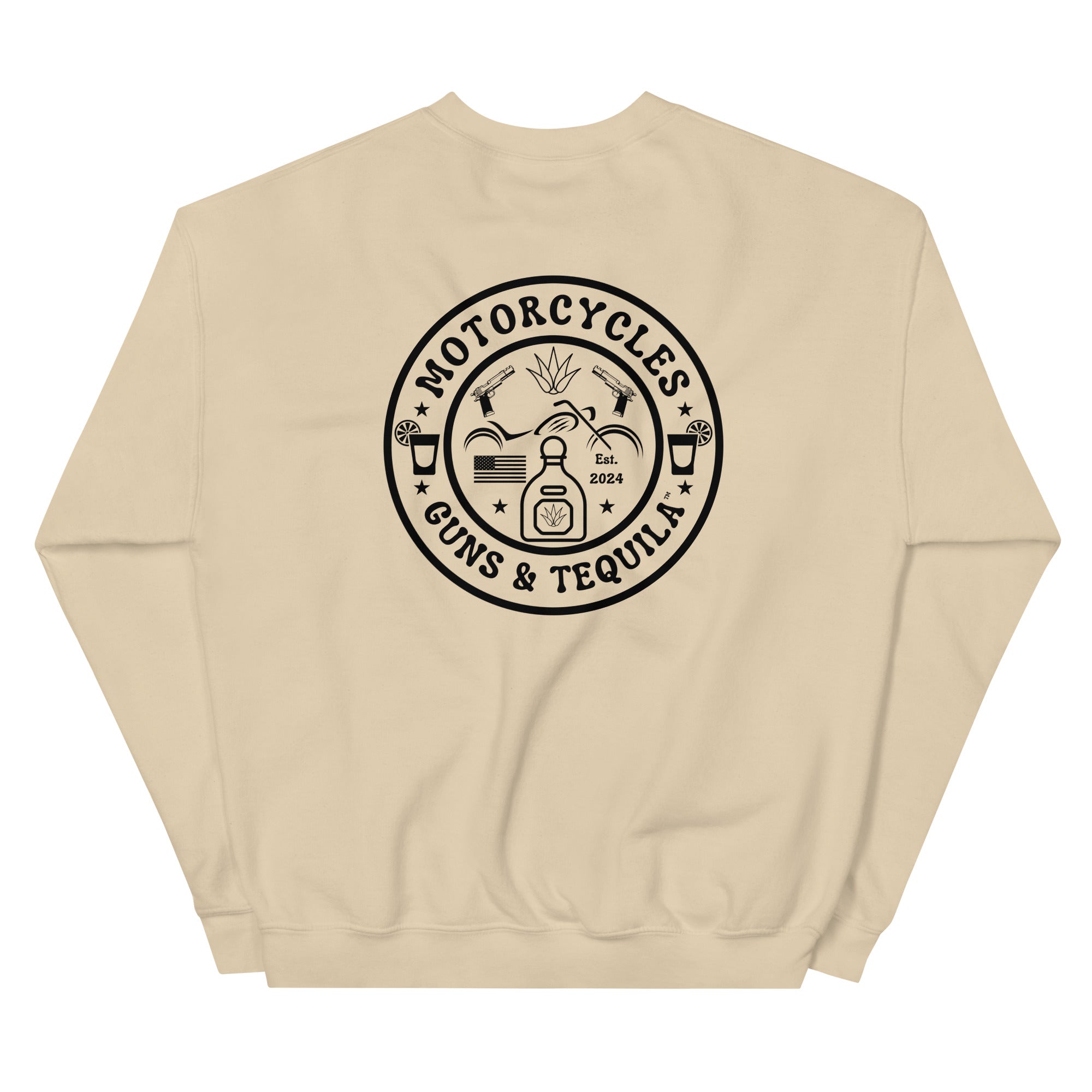 Motorcycles Guns And Tequila Sweatshirt - MGW Clothing