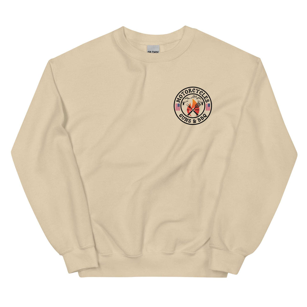 Motorcycles Guns And Bbq Sweatshirt - MGW Clothing