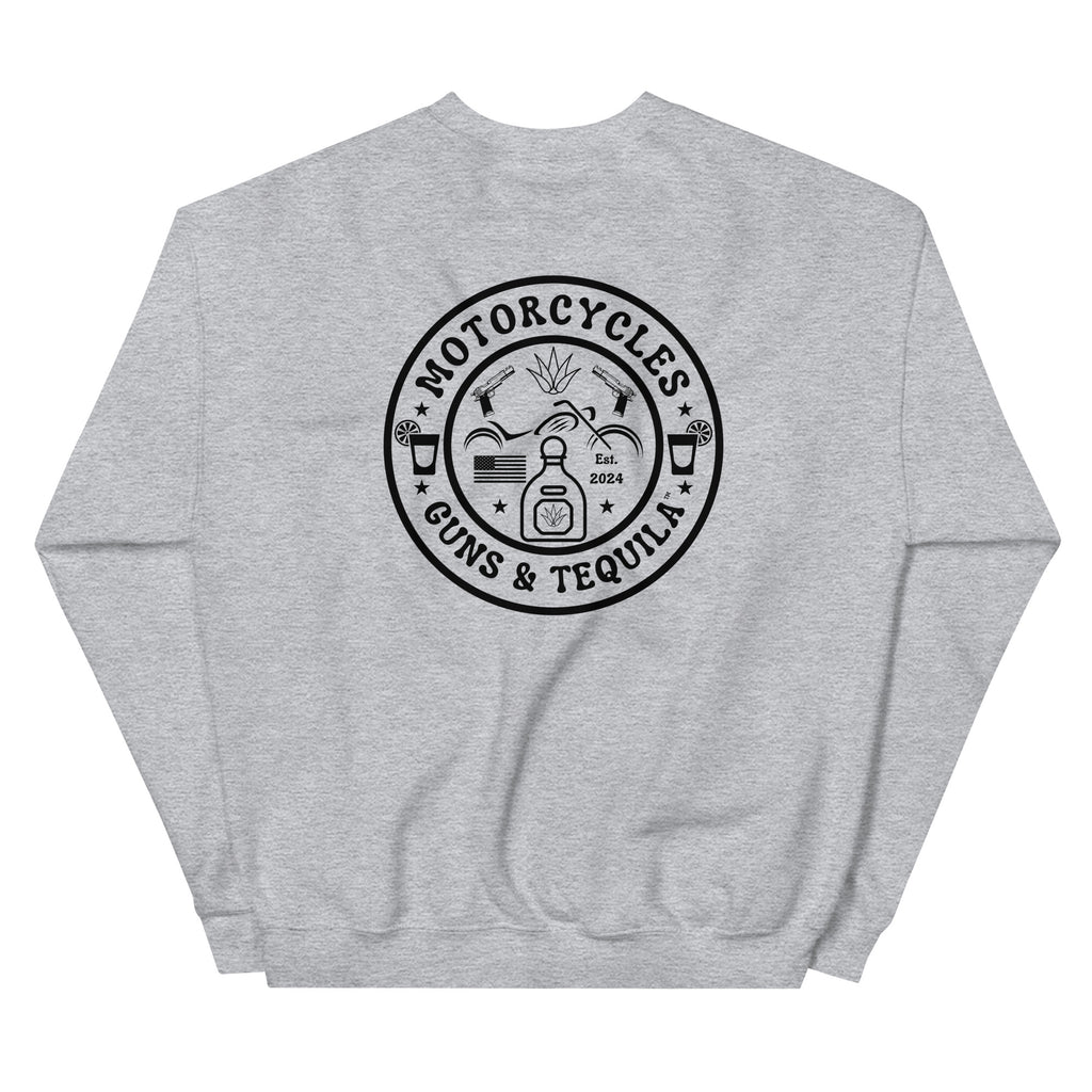 Motorcycles Guns And Tequila Sweatshirt - MGW Clothing