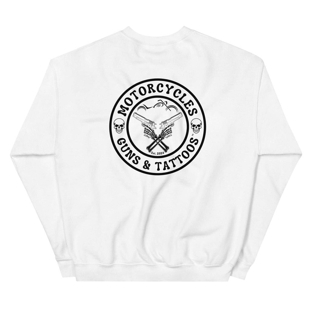 Motorcycles Guns And Tattoos Sweatshirt-MGW Clothing