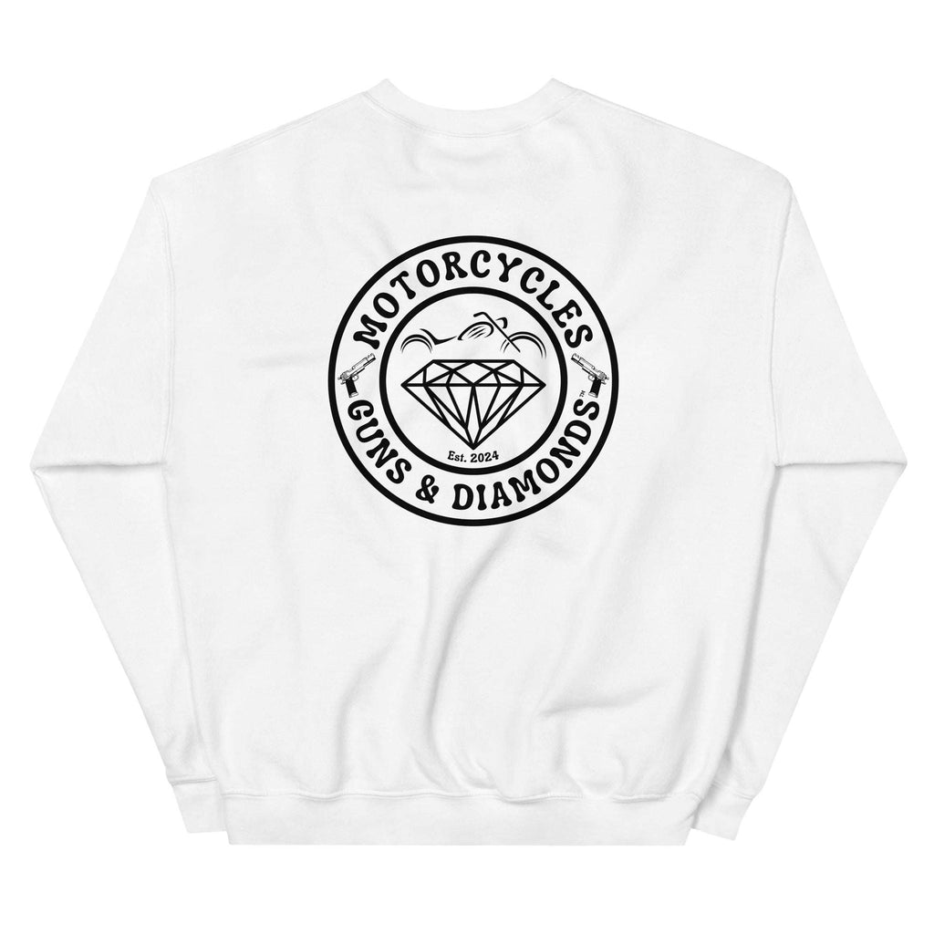 Motorcycles Guns And Diamonds Sweatshirt - MGW Clothing
