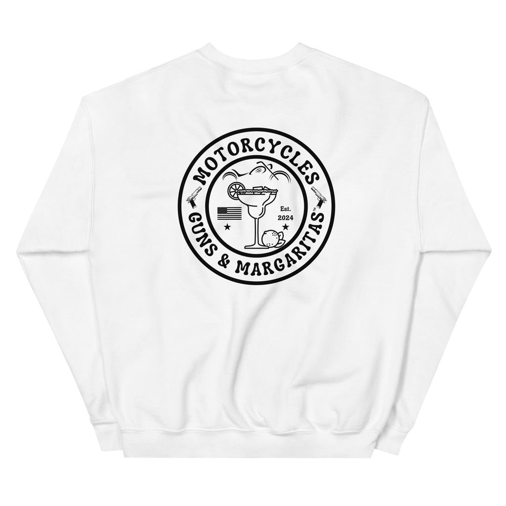Motorcycles Guns And Margaritas Sweatshirt-MGW Clothing