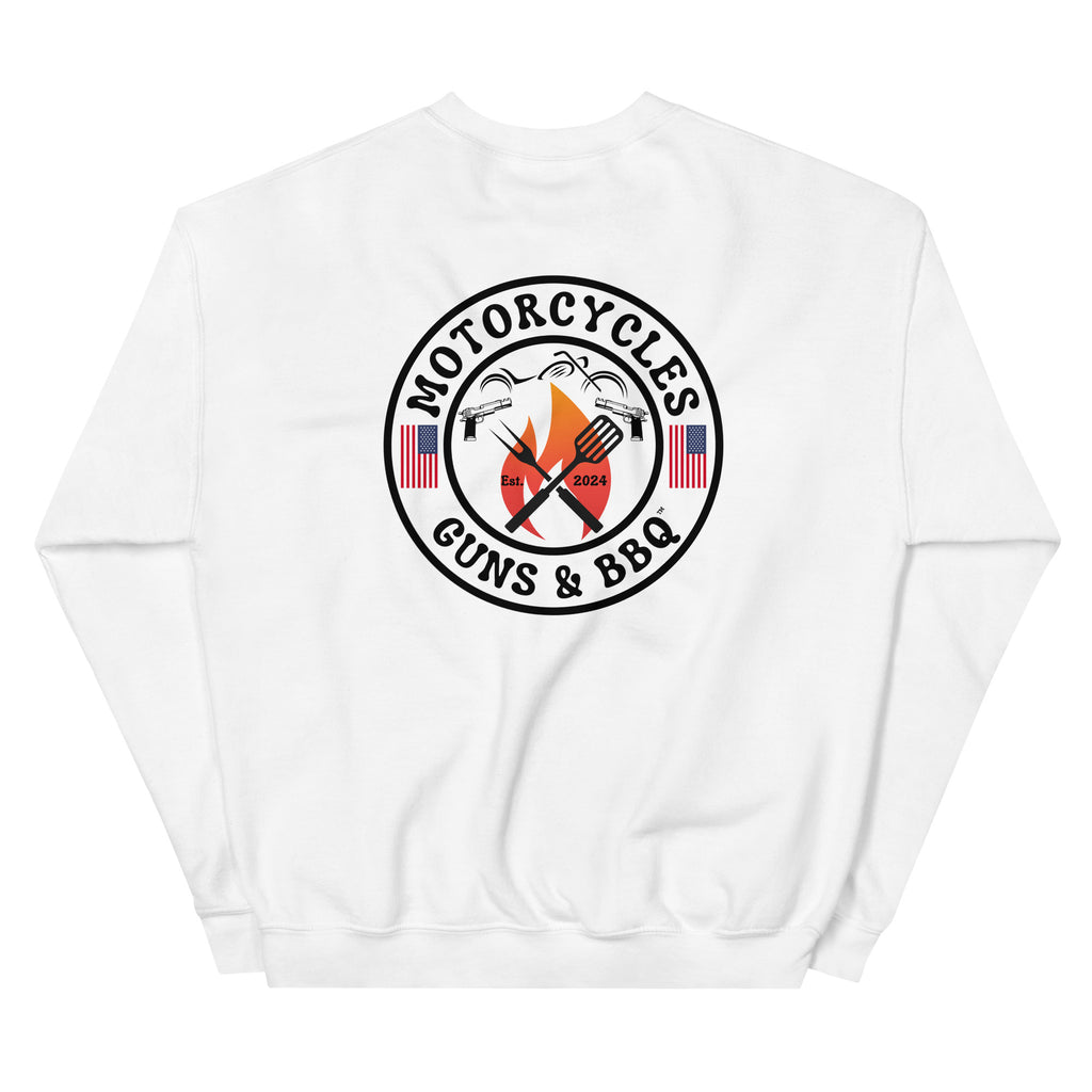Motorcycles Guns And Bbq Sweatshirt-MGW Clothing