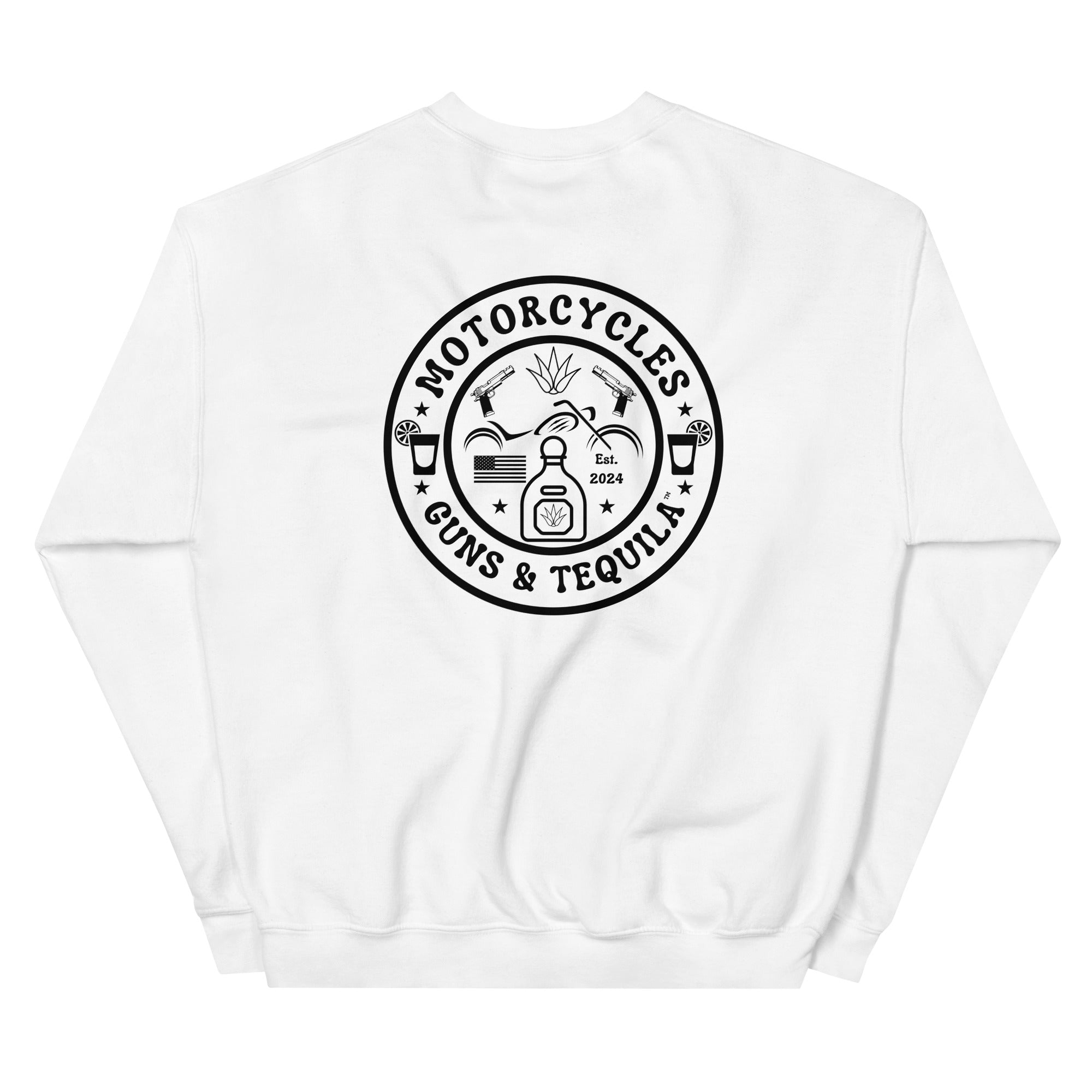 Motorcycles Guns And Tequila Sweatshirt - MGW Clothing
