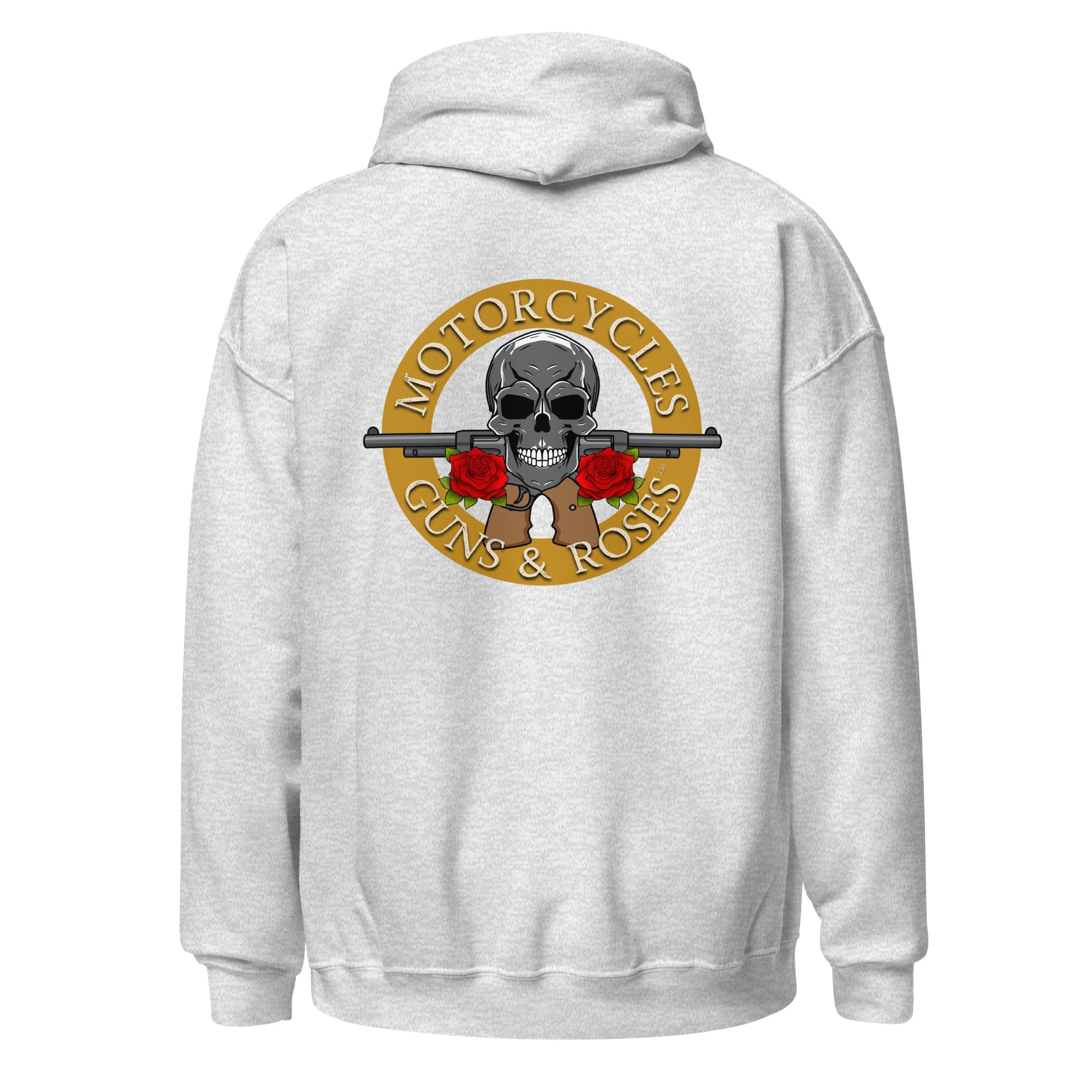 Motorcycles Guns And Roses Hoodie-MGW Clothing