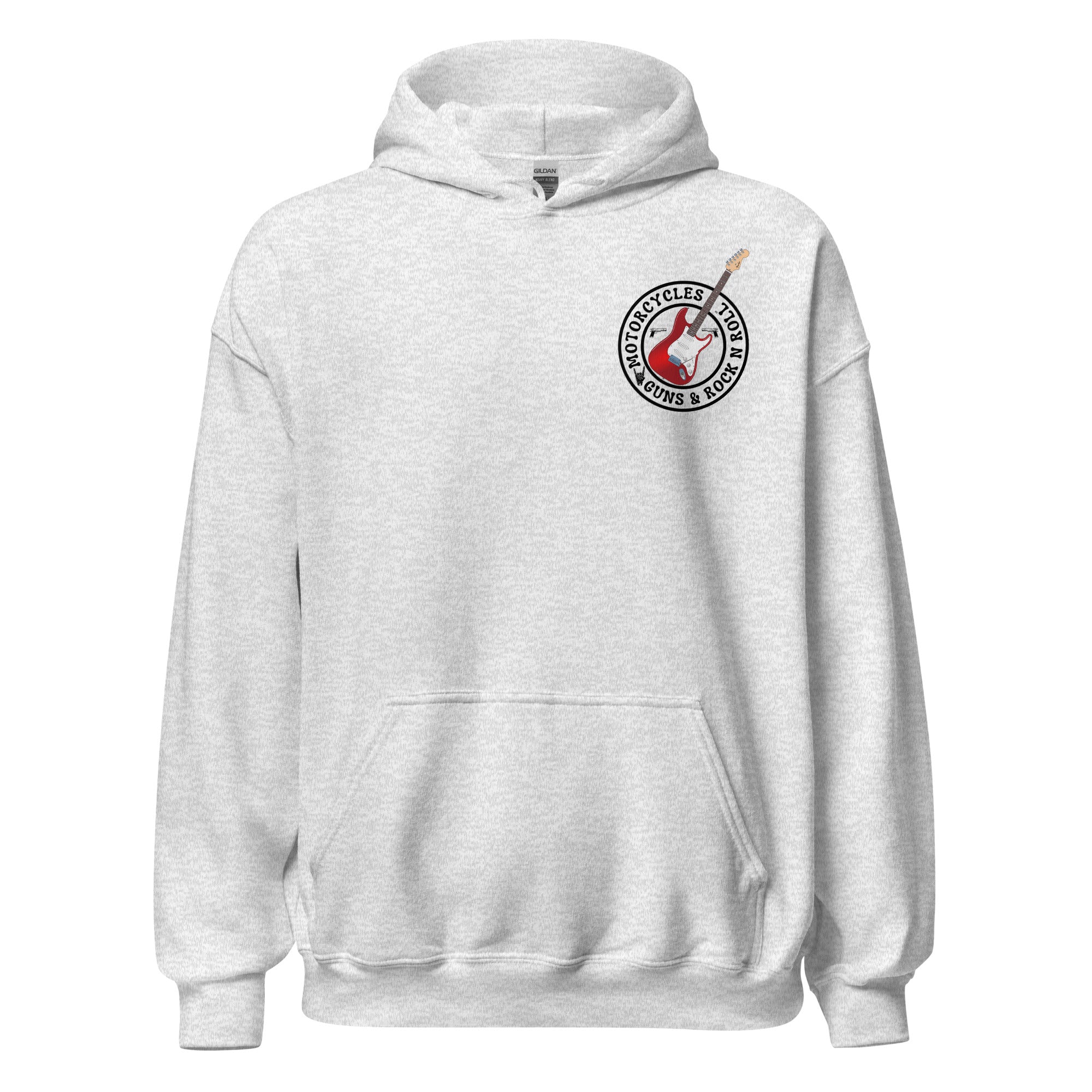 Motorcycles Guns And Rock N Roll Hoodie-MGW Clothing