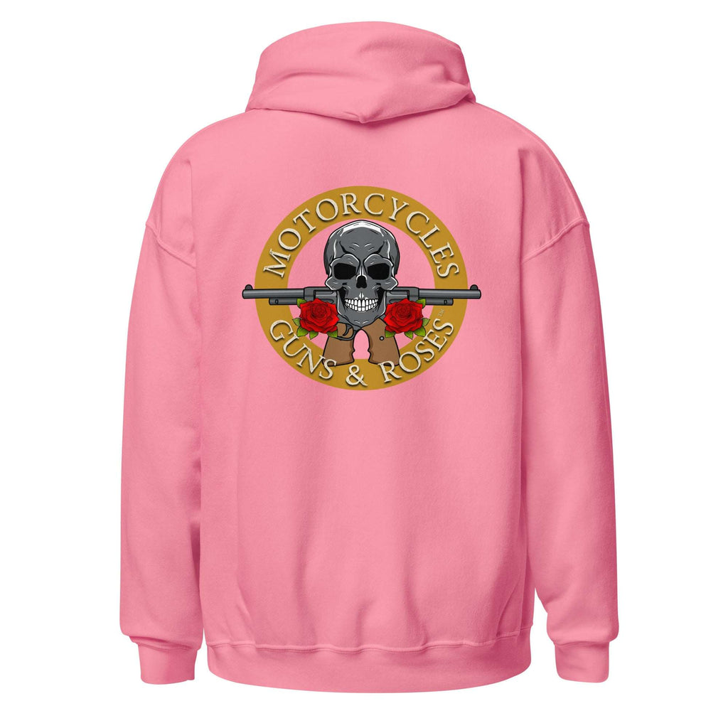 Motorcycles Guns And Roses Hoodie - MGW Clothing