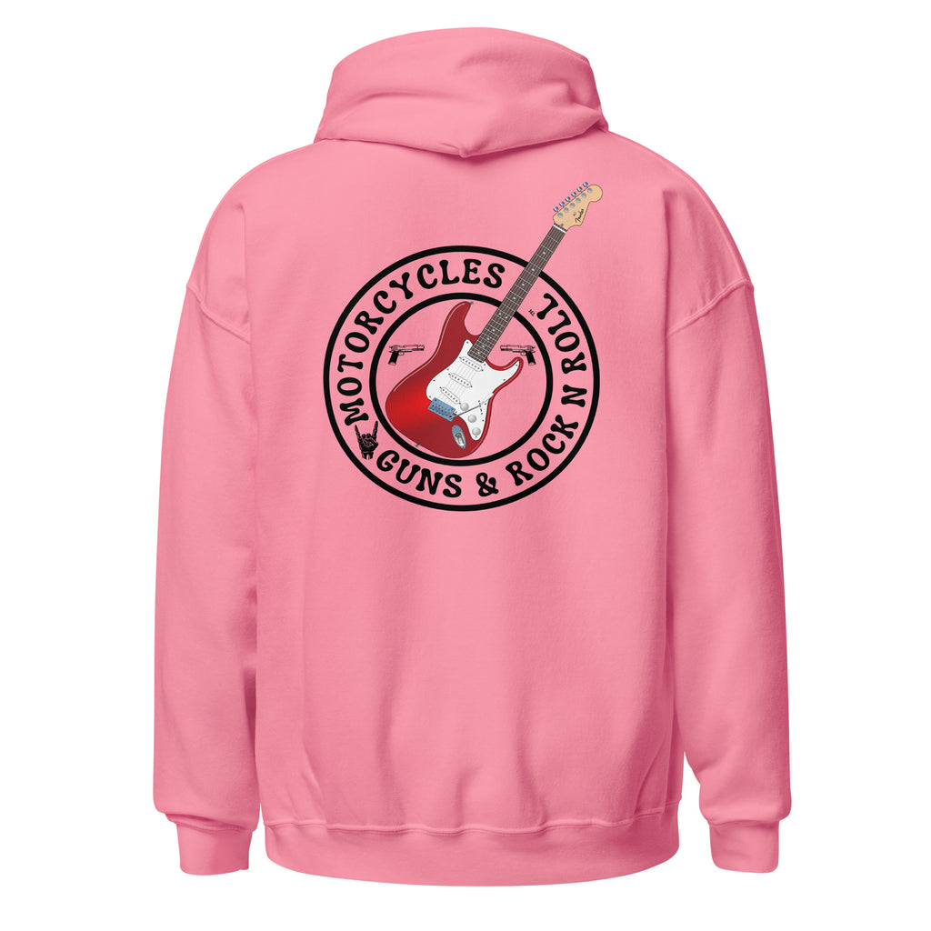 Motorcycles Guns And Rock N Roll Hoodie-MGW Clothing