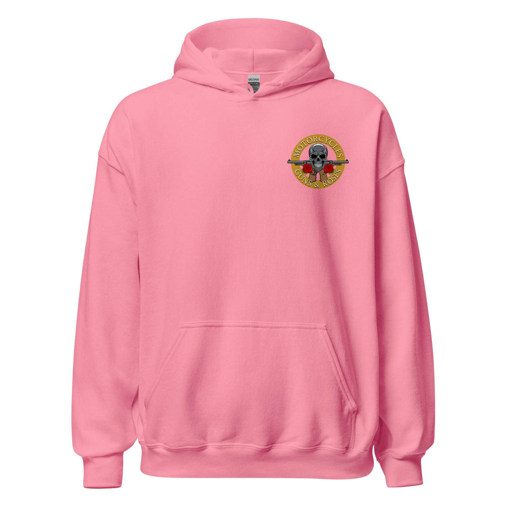 Motorcycles Guns And Roses Hoodie - MGW Clothing