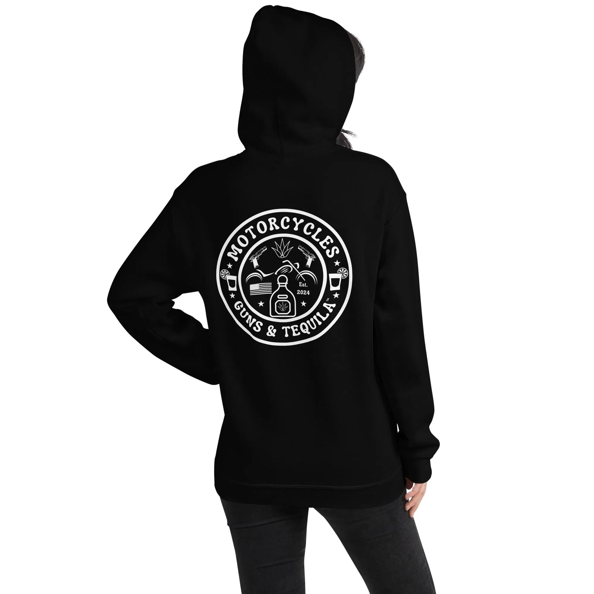 Motorcycles Guns & Tequila Hoodie - Unisex - ShopMGW Clothing