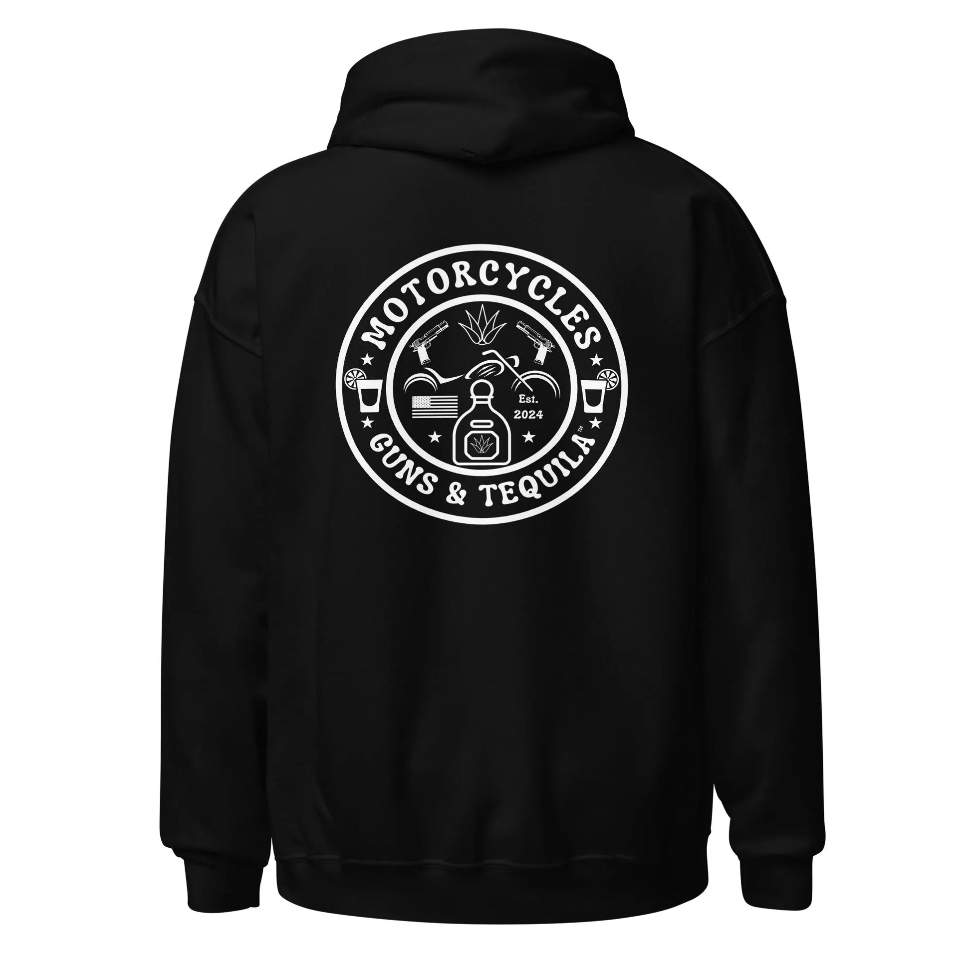 Motorcycles Guns & Tequila Hoodie - Unisex - ShopMGW Clothing