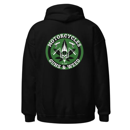Motorcycles Guns & Weed Hoodie - Unisex - ShopMGW Clothing