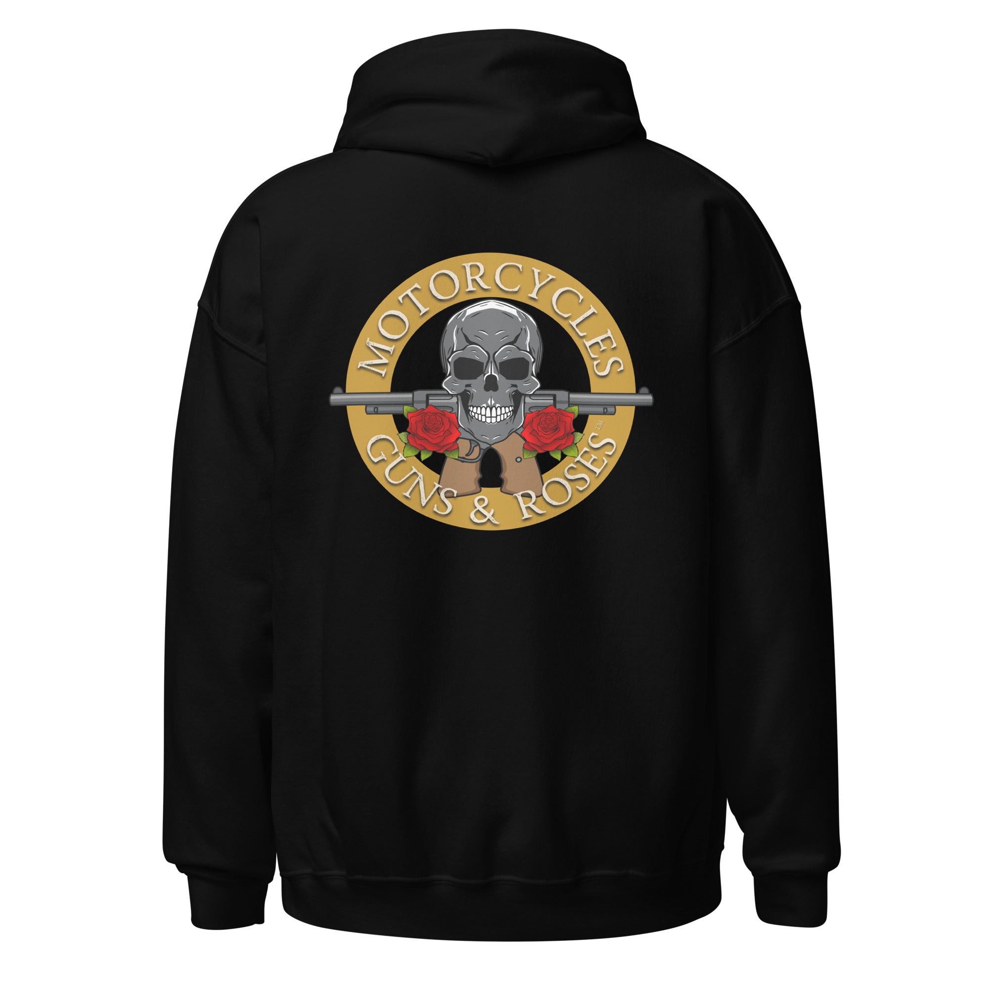 Motorcycles Guns And Roses Hoodie-MGW Clothing